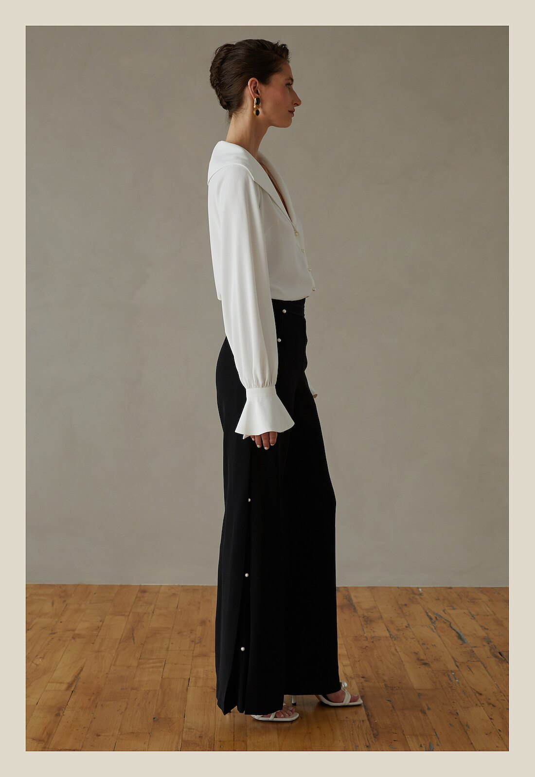 Valora blouse, full silhouette, colour